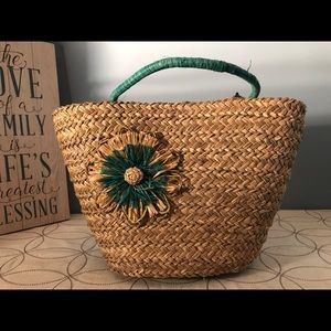 Straw Beach Bag